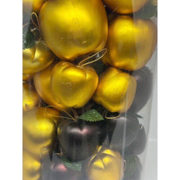 Trim A Home 60-Pc Shatterproof Apple Ornaments Assortment | Holiday Décor K-Mart - Picture 6 of 10